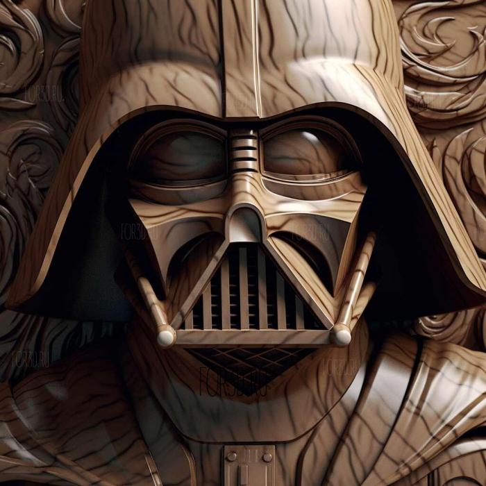 st darth vader 4 3d stl модель для ЧПУ